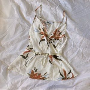 Cute floral tank top